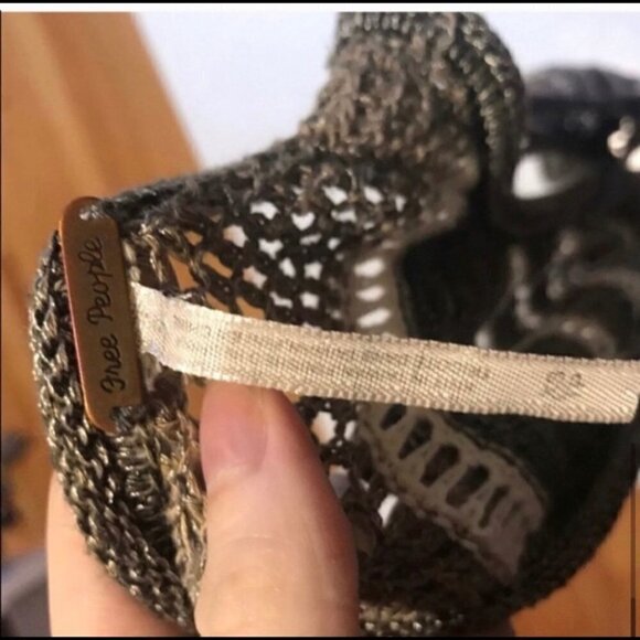 Free People Teen Wolf Gray White Lovebird Tank Top - Picture 6 of 6